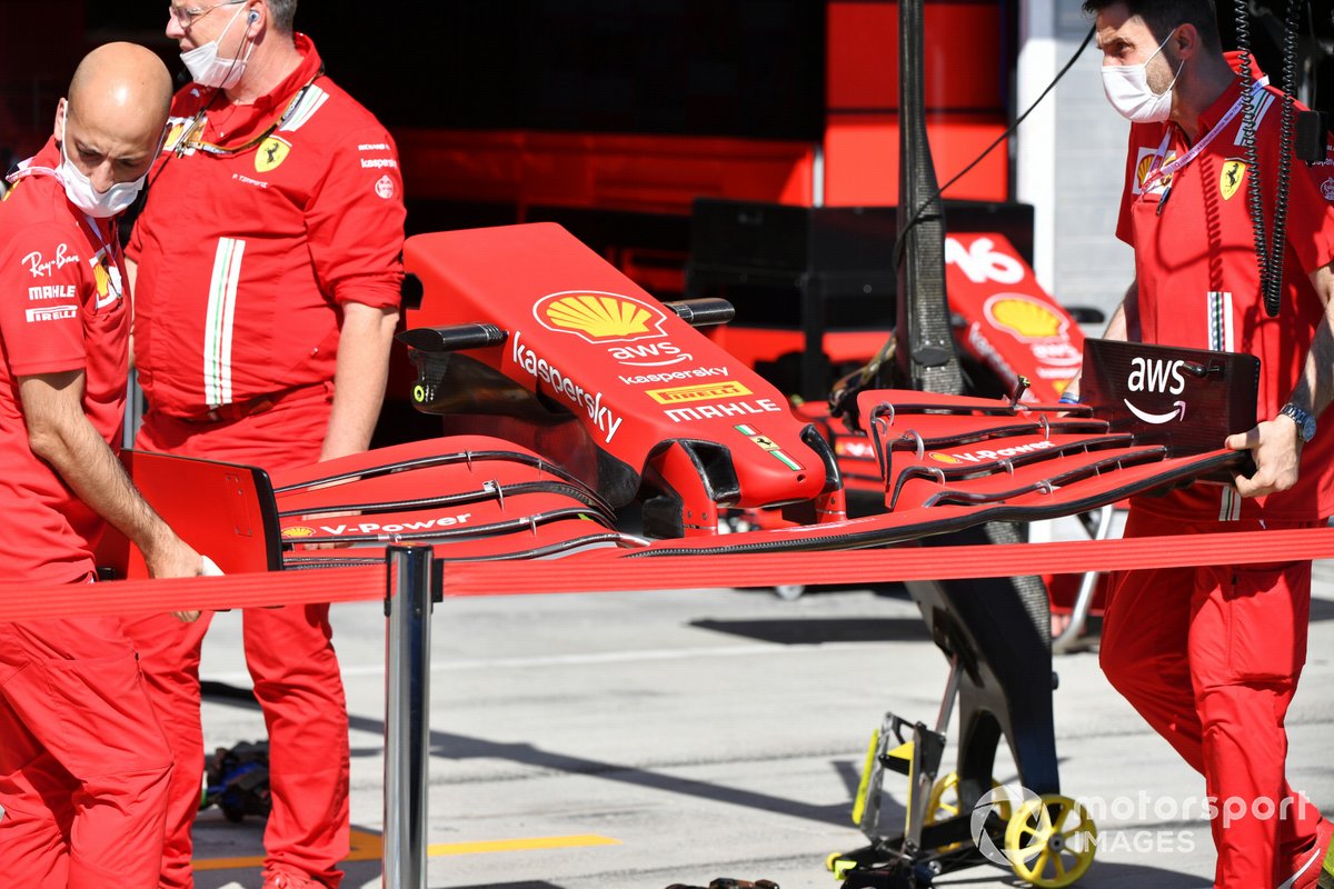 In pictures latest Ferrari technical developments from 2021 Hungarian GP