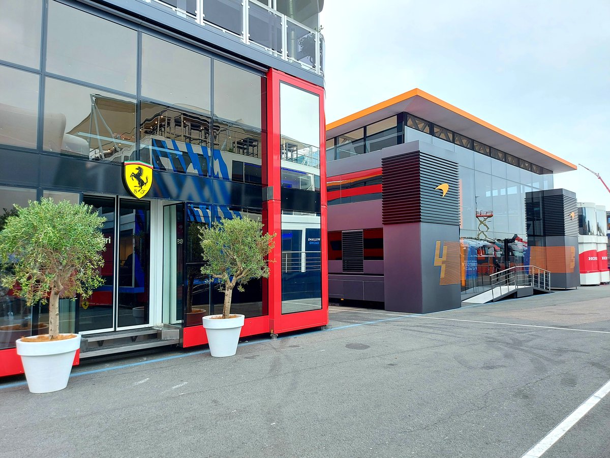El paddock del circuito de Zandvoort