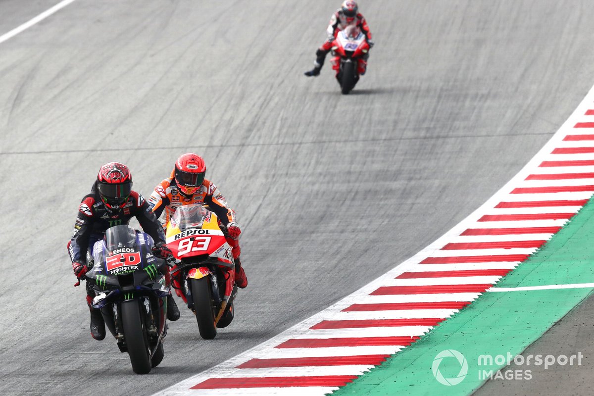 Fabio Quartararo, Yamaha Factory Racing Marc Marquez, Repsol Honda Team