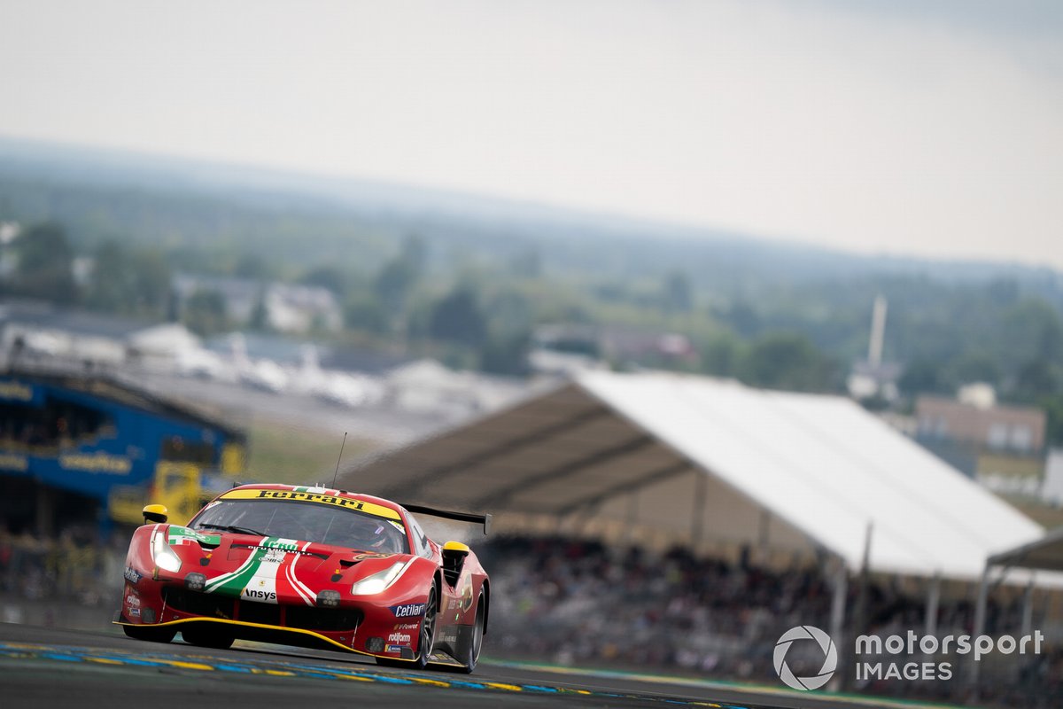 #52 AF Corse Ferrari 488 GTE EVO LMGTE Pro, Daniel Serra, Miguel Molina, Sam Bird
