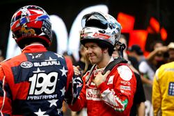 Travis Pastrana met Sebastian Vettel