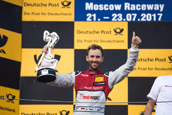 Podium : le vainqueur René Rast, Audi Sport Team Rosberg, Audi RS 5 DTM