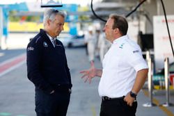 Jens Marquardt, BMW Motorsport Director y Ullrich Fritz, director del equipo Mercedes-AMG HWA