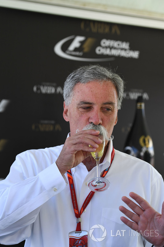 Chase Carey, Director Ejecutivo y Presidente Ejecutivo de la Formula One Group en la Carbon Champagn