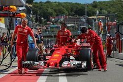La voiture de Kimi Raikkonen, Ferrari