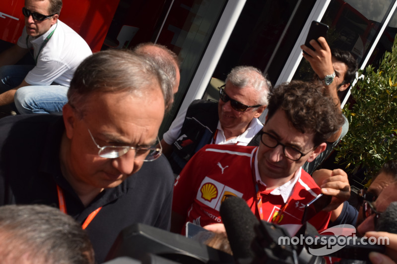 Mattia Binotto, Scuderia Ferrari, Sergio Marchionne, Presidente Ferrari e CEO di Fiat Chrysler Automobiles