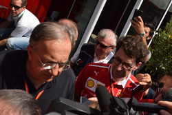 Mattia Binotto, Scuderia Ferrari, Sergio Marchionne, Presidente Ferrari e CEO di Fiat Chrysler Automobiles