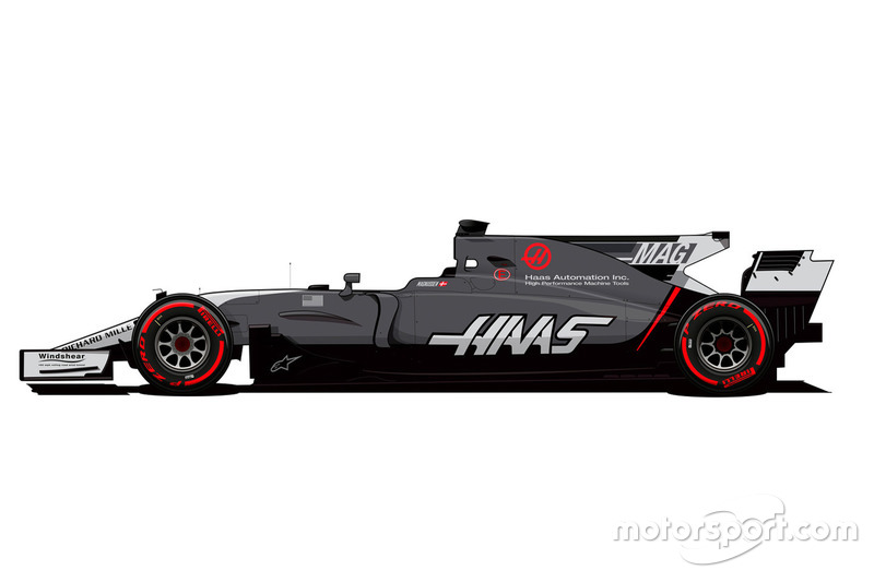 Livery Monako Haas F1 Team
