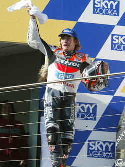 Podium: third place Nicky Hayden, Repsol Honda Team