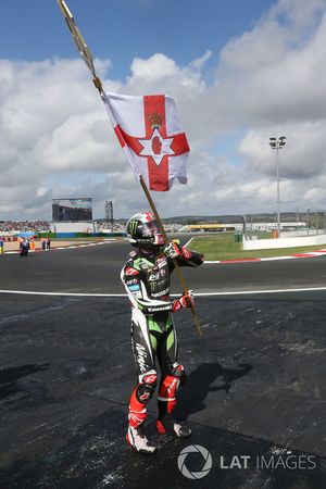 Race winner and 2017 champion Jonathan Rea, Kawasaki Racing