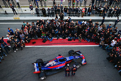 Daniil Kvyat, Scuderia Toro Rosso et Carlos Sainz Jr., Scuderia Toro Rosso avec la Scuderia Toro Rosso STR12