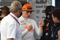 Max Verstappen, Red Bull Racing and Dr Helmut Marko, Red Bull Motorsport Consultant
