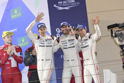 Podium LMP1 : troisième place #1 Porsche Team Porsche 919 Hybrid: Timo Bernhard, Mark Webber, Brendon Hartley