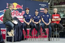 Nicky Hayden, Honda World Superbike Team, Stefan Bradl, Honda World Superbike Team, avec Ronald Ten Kate et Marco Chini