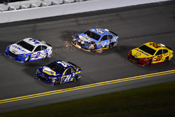 Brad Keselowski, Team Penske Ford, Chase Elliott, Hendrick Motorsports Chevrolet, Kevin Harvick, Ste