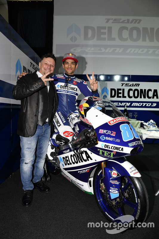 Jorge Martín, Gresini Racing Team with Fausto Gresini, Team Manager