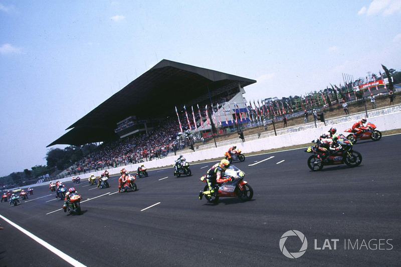 Start balapan kelas 125cc di Sentul