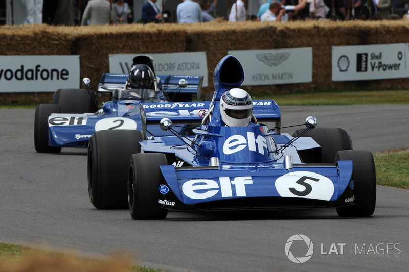 Jackie Stewart, Damon Hill, Tyrrell