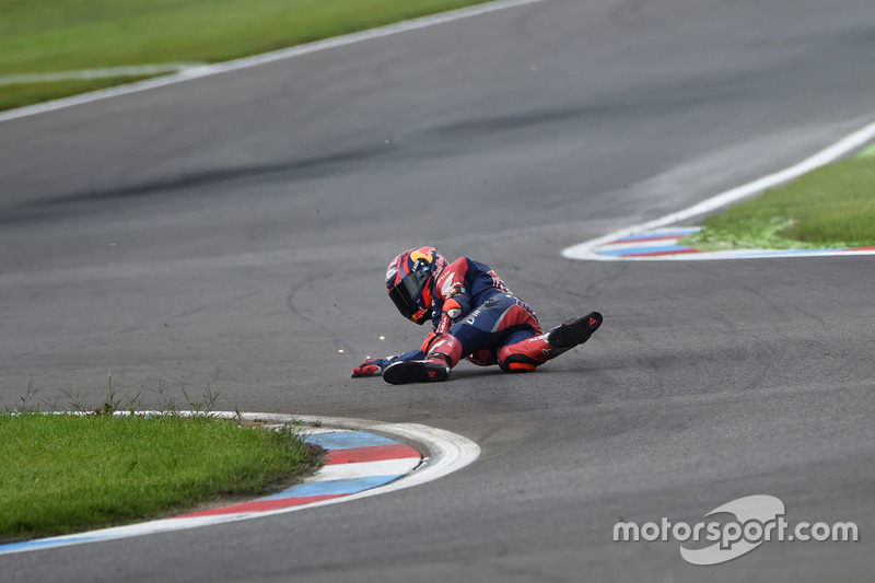 La caduta di Stefan Bradl, Honda World Superbike Team