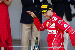 Race winner Sebastian Vettel, Ferrari