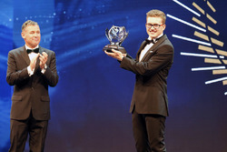 Tom Kristensen and Rookie of the Year Kevin Hansen, Peugeot Hansen Academy