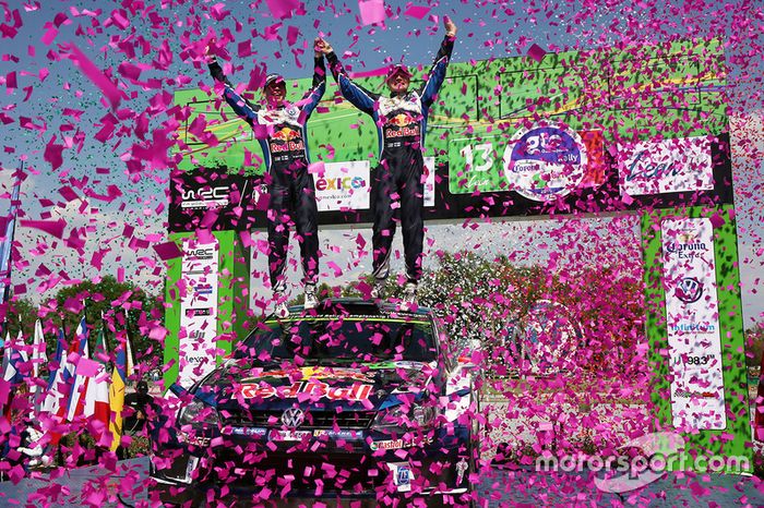 Ganadores Jari-Matti Latvala, Miikka Anttila, Volkswagen Polo WRC, Volkswagen Motorsport