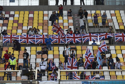 Fans of Lewis Hamilton, Mercedes AMG F1 Team in the grandstand