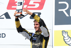 Podium: derde plaats Rene Binder, Lotus
