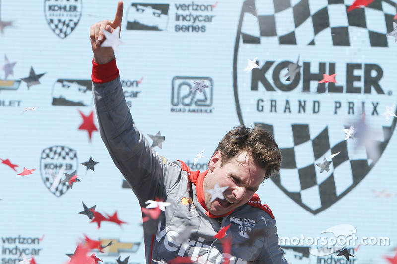 Race winner Will Power, Team Penske Chevrolet