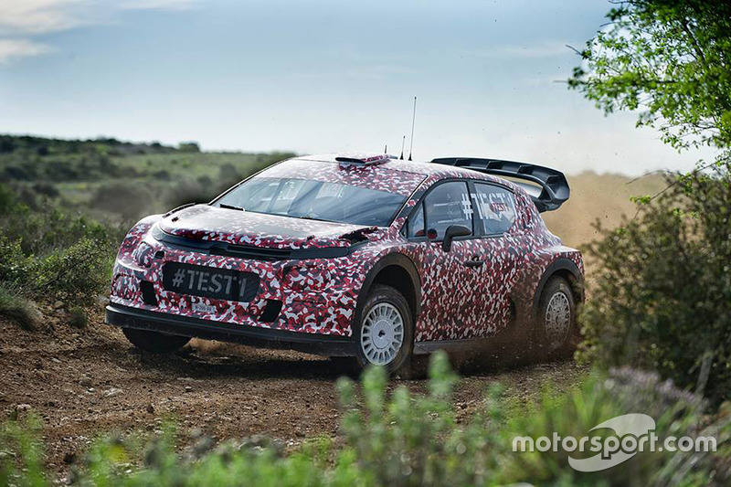 Kris Meeke test de Citroën C3 WRC 2017