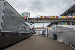 Aston Martin Racing paddock area