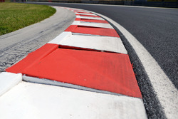 Randsteine am Hungaroring