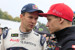 Mattias Ekström, EKS RX, et Niclas Grönholm, Olsbergs MSE