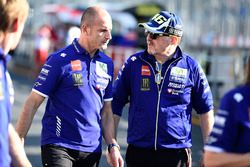 Massimo Meregalli, Directeur du Yamaha Factory Racing, Silvano Galbusera, Yamaha Factory Racing