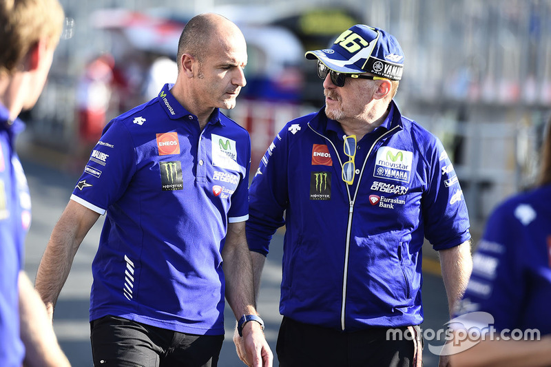 Massimo Meregalli, Director Yamaha Factory Racing Team , Silvano Galbusera, Yamaha Factory Racing