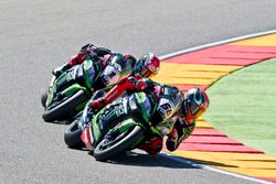 Tom Sykes, Kawasaki Racing Team en Jonathan Rea, Kawasaki Racing Team