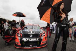 Grid girl of Garth Tander and Warren Luff, Holden Racing Team