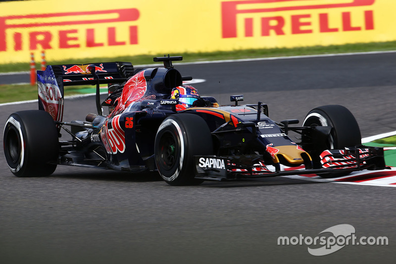 2016 год. За рулем болида (STR11) на первой пятничной тренировке