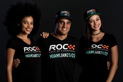 Juan Pablo Montoya with the ROC girls