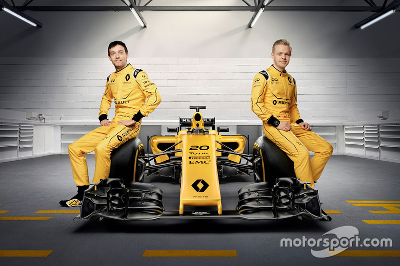 Kevin Magnussen, Renault Sport F1 Team y Jolyon Palmer, Renault Sport F1 Team