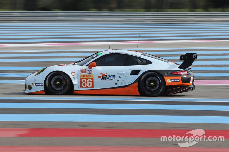 #86 Gulf Racing, Porsche 911 RSR: Michael Wainwright, Adam Carroll, Benjamin Barker