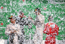 Podium: race winner Lewis Hamilton, Mercedes AMG F1, second place Nico Rosberg, Mercedes AMG F1, third place Sebastian Vettel, Ferrari