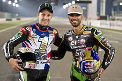 Jonathan Rea, Kawasaki Racing et Kenan Sofuoglu, Puccetti Racing, Champions du monde Superbike et Supersport