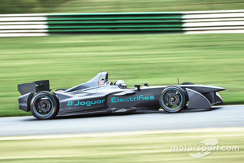 Test Formula E della Jaguar Racing