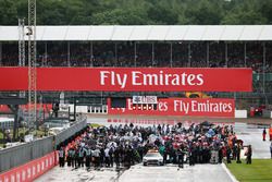 La parrilla antes del inicio de la carrera