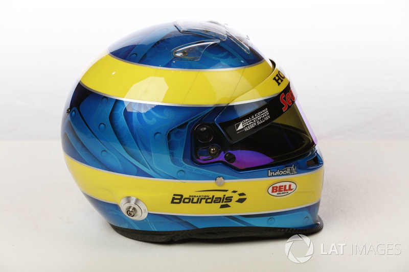 Helm von Sébastien Bourdais, Dale Coyne Racing with Vasser-Sullivan Honda