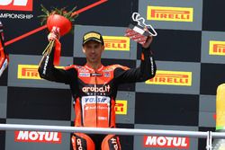 Podio: Marco Melandri, Aruba.it Racing-Ducati SBK Team