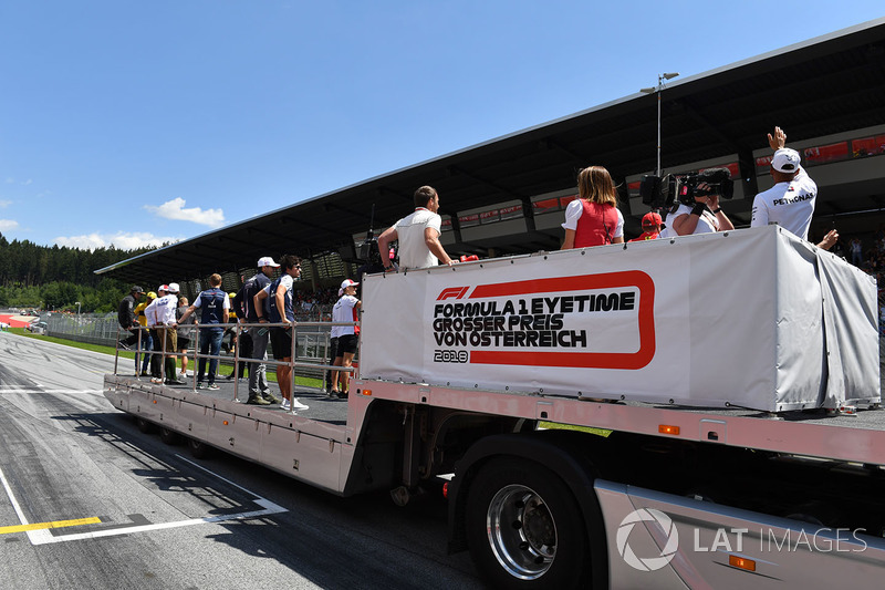 La parade des pilotes