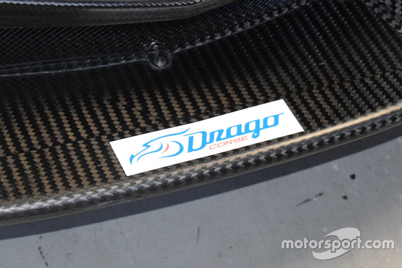 NSX GT3のフロントに入ったDrago CORSEロゴ