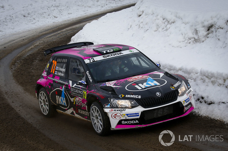 Kalle Rovanpera, Jonne Halttunen, Skoda Fabia R5